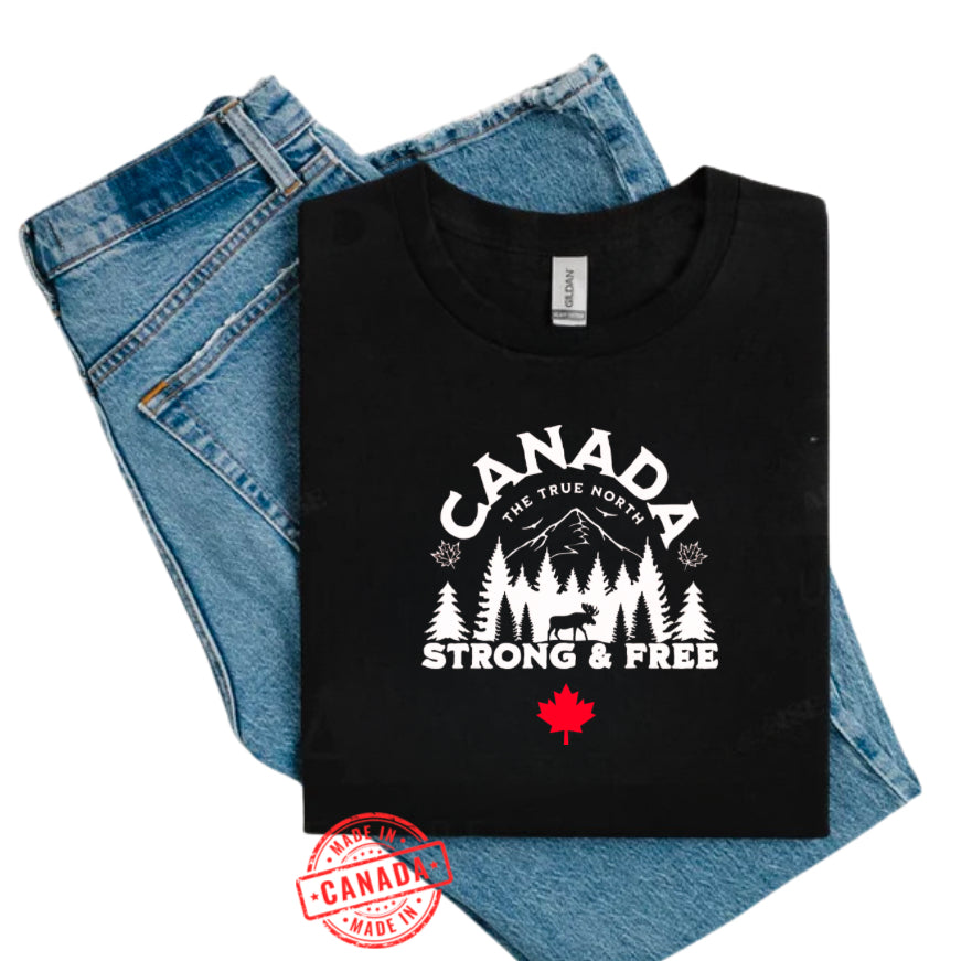 Canada Strong and Free T-Shirt