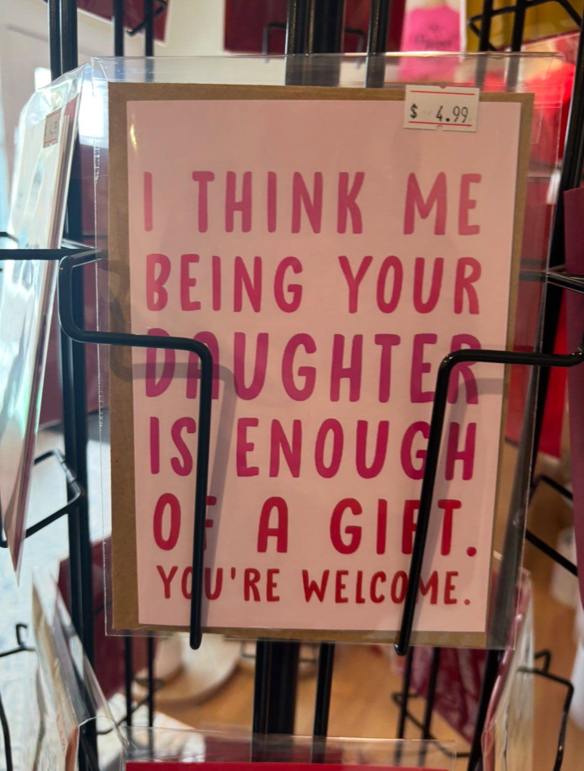 Daughter to Mother Card