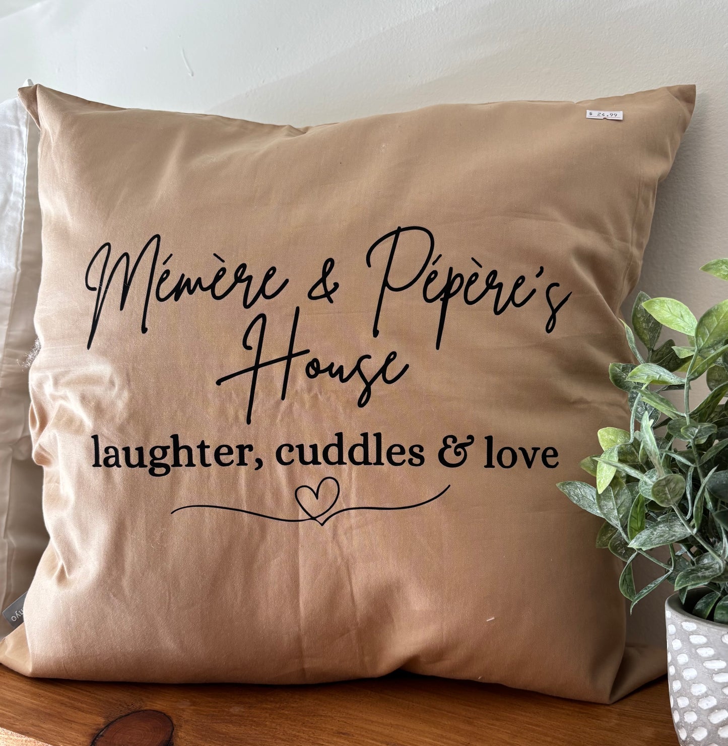 Memere & Pepere’s House Pillow