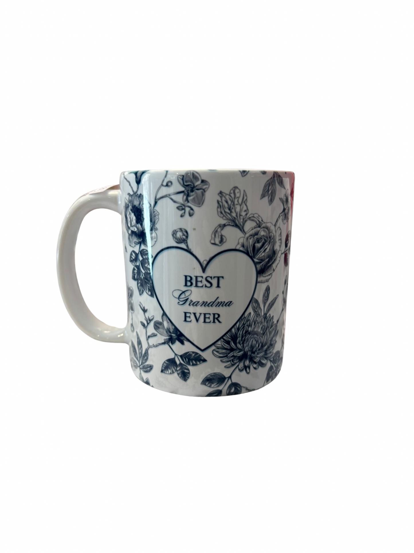 Best Grandma Ever Floral - 11 oz mug