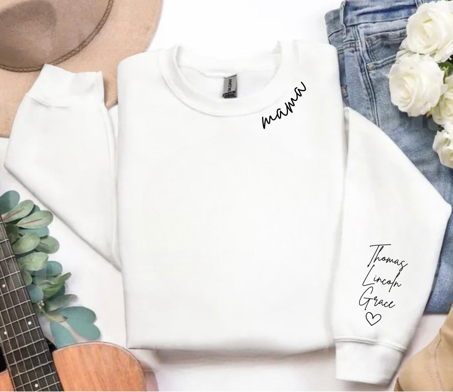Mama with Names Crewneck
