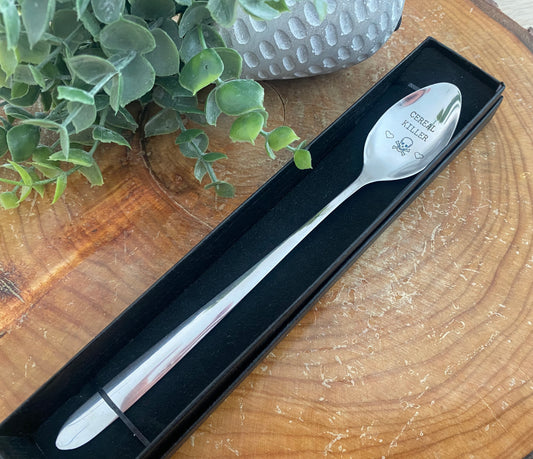 Cereal Killer Spoon - Stainless spoon with box