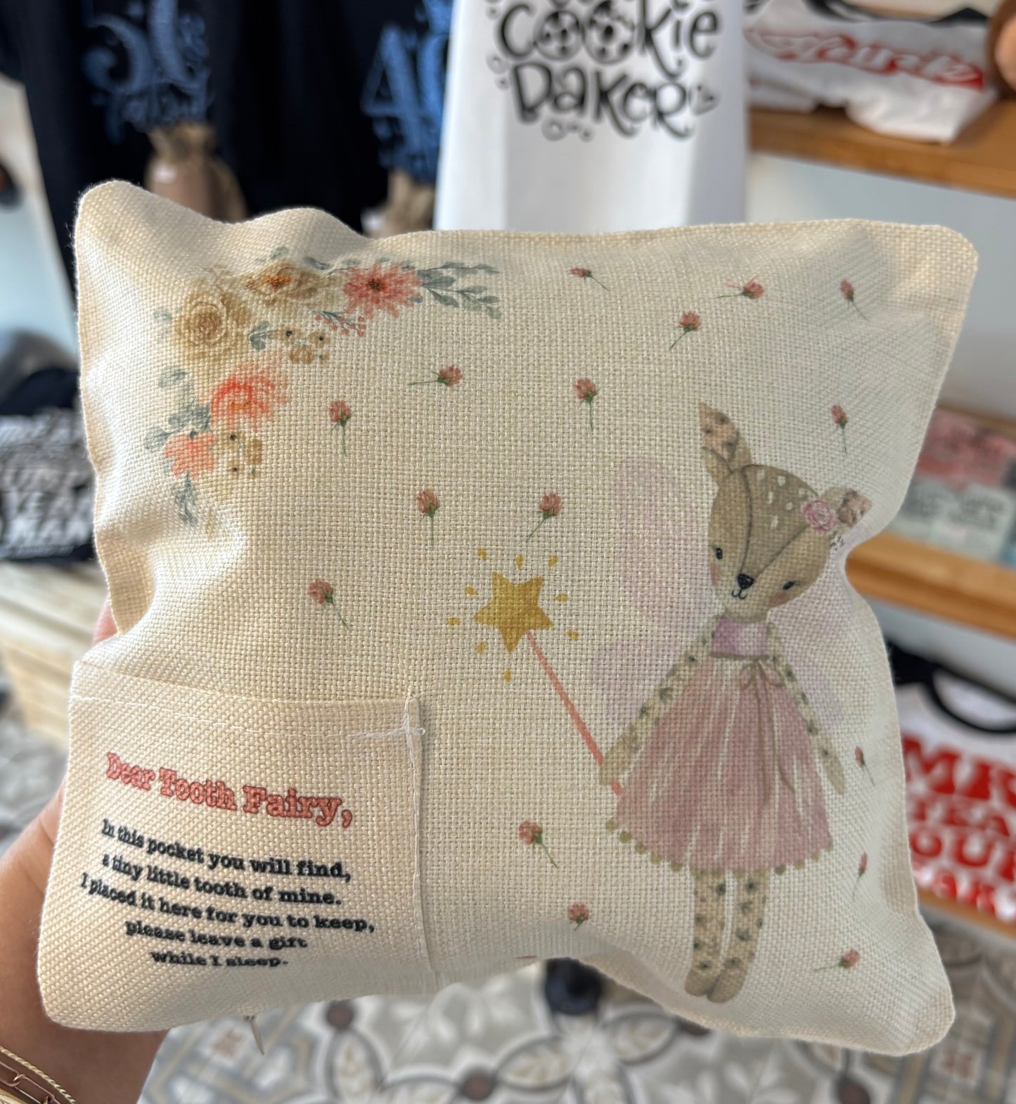 Tooth Fairy Pillow - Fairy Floral