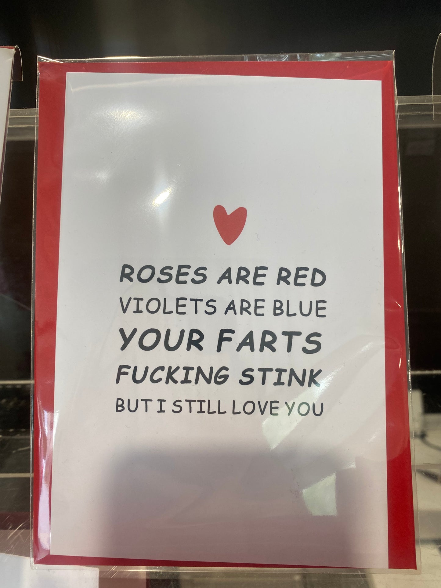 Roses Are Red Greeting Card