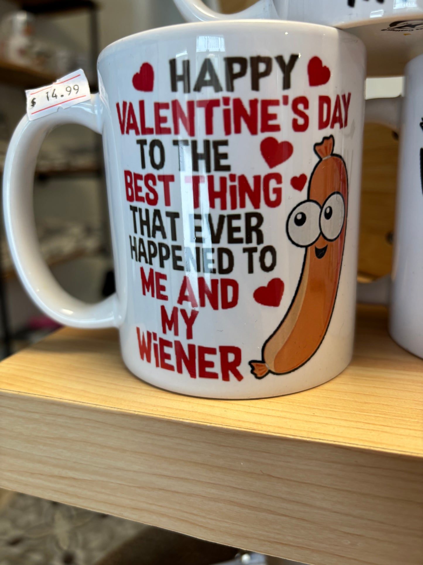 Wiener Valentine’s Day -11 oz mug
