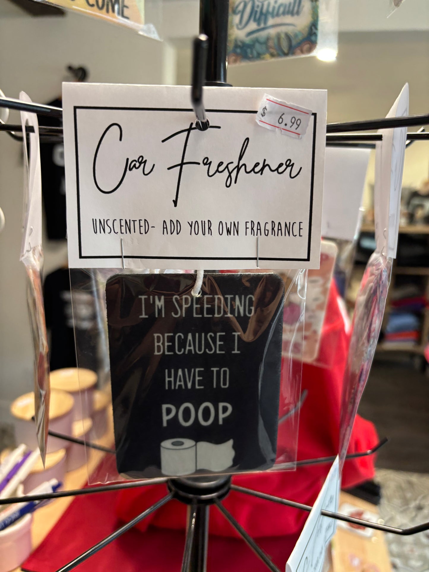 I’ m speeding because I have to poop