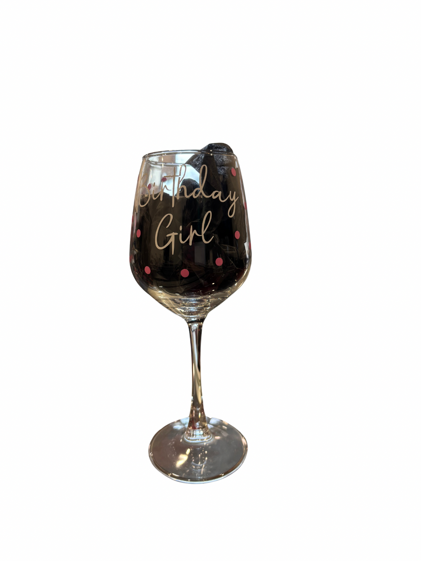 Birthday Girl Wine Glass