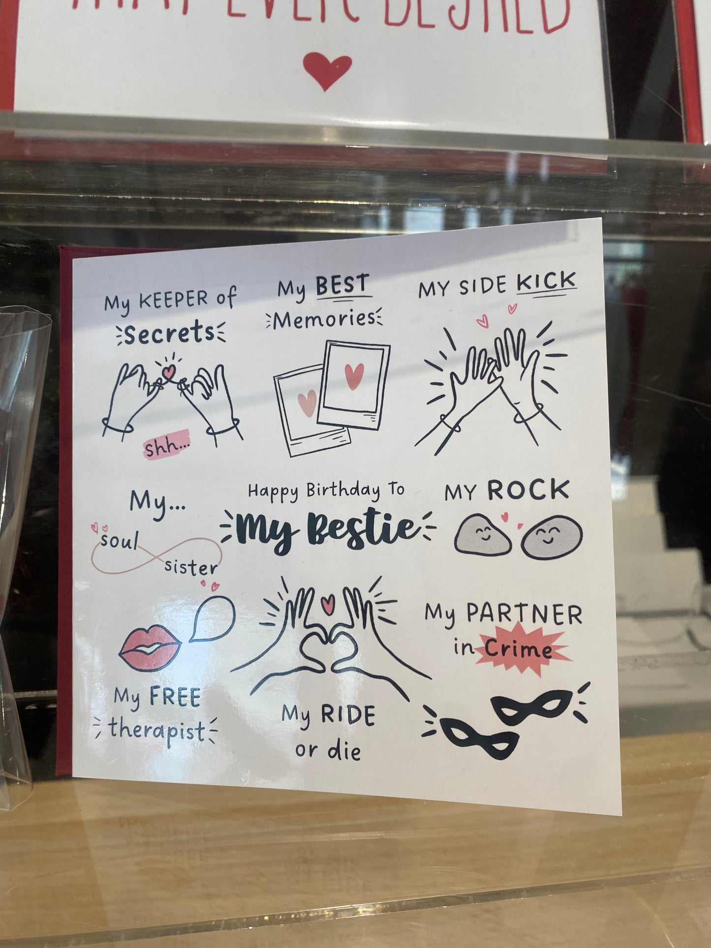 Bestie Greeting Card