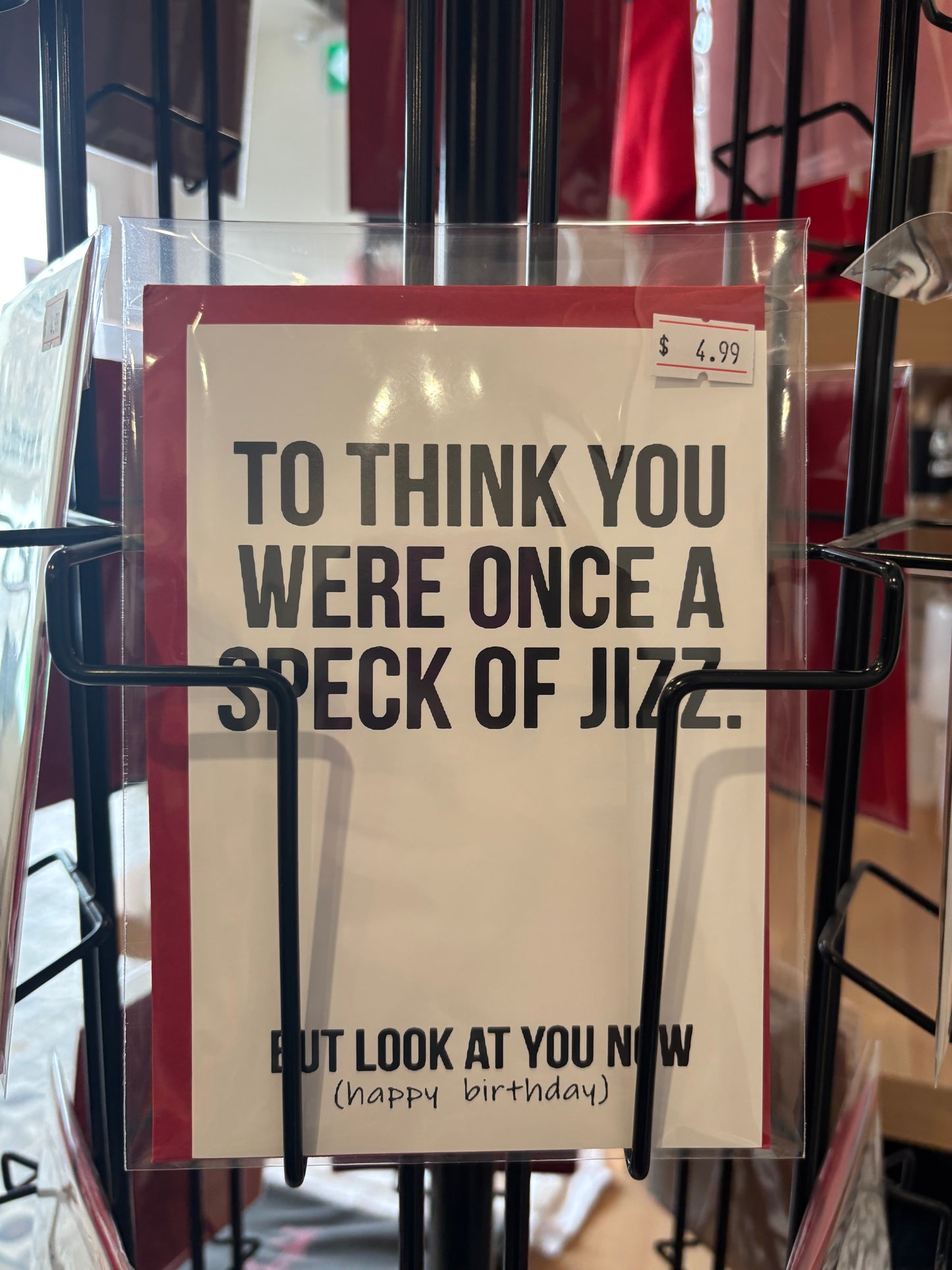 Humerous Birthday Card
