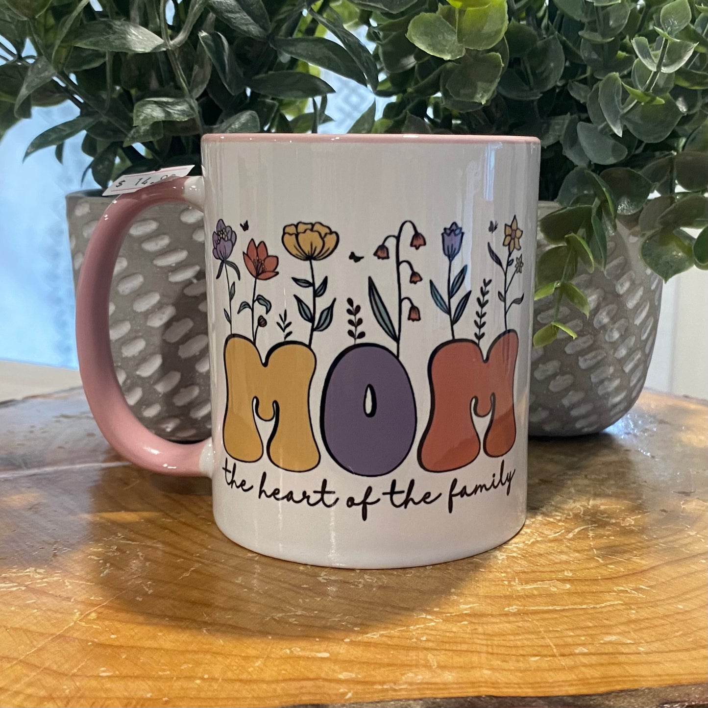Mom Heart Of The Family - Pink11 oz mug