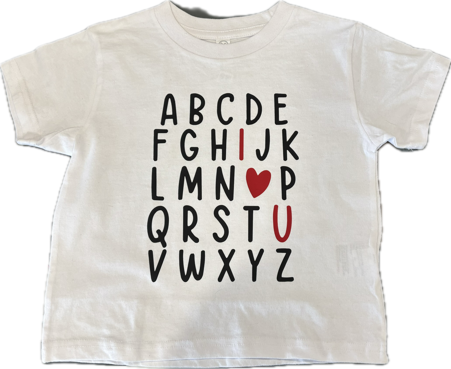 ABC I ❤️ U Shirt
