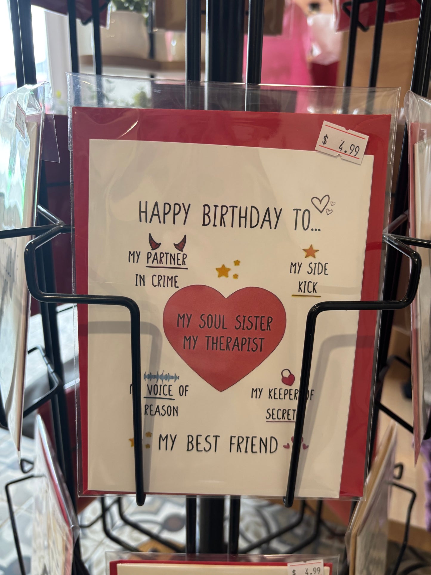 Best Friend Birthday Card