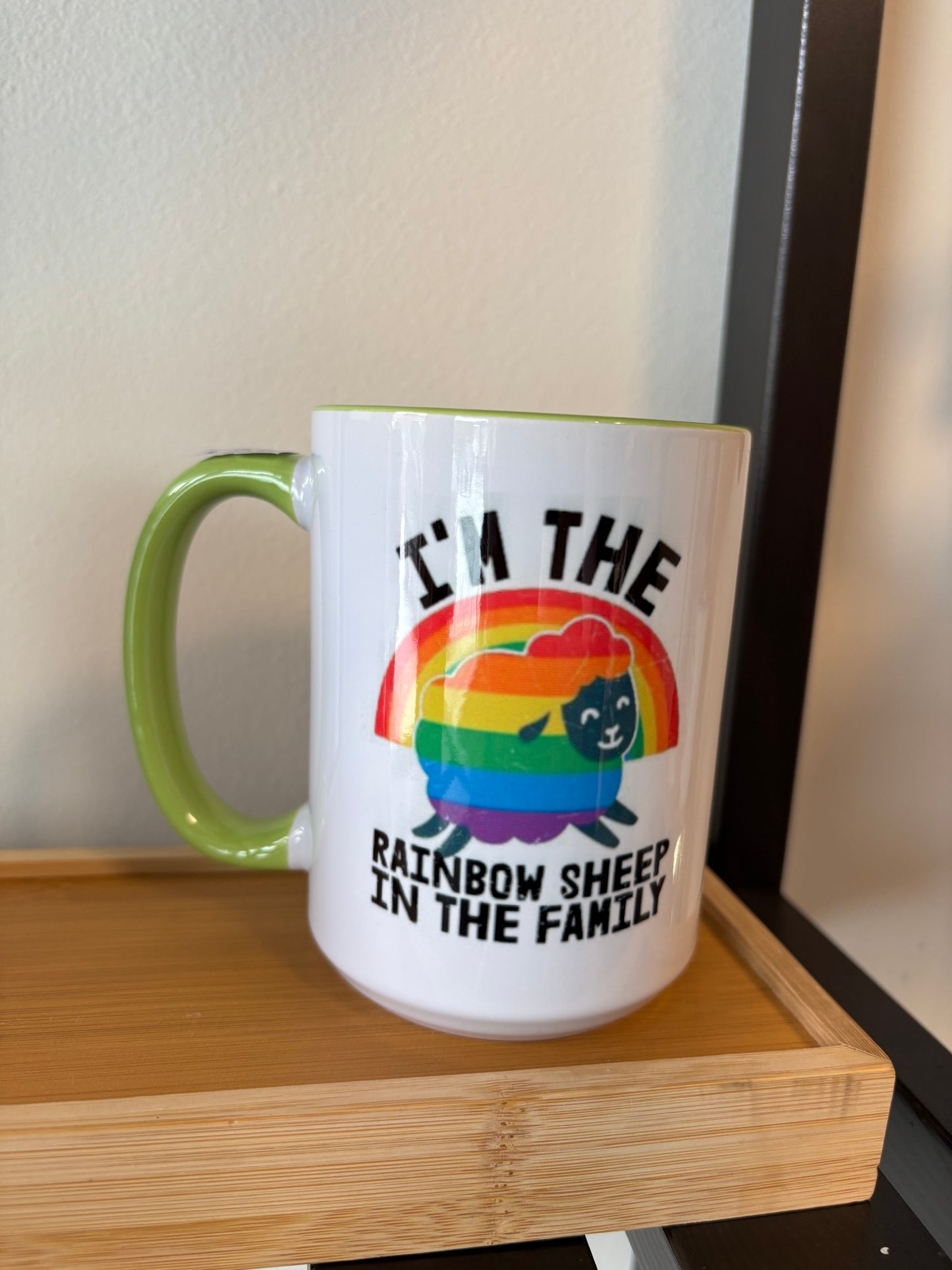 Rainbow Sheep- 15 oz mug