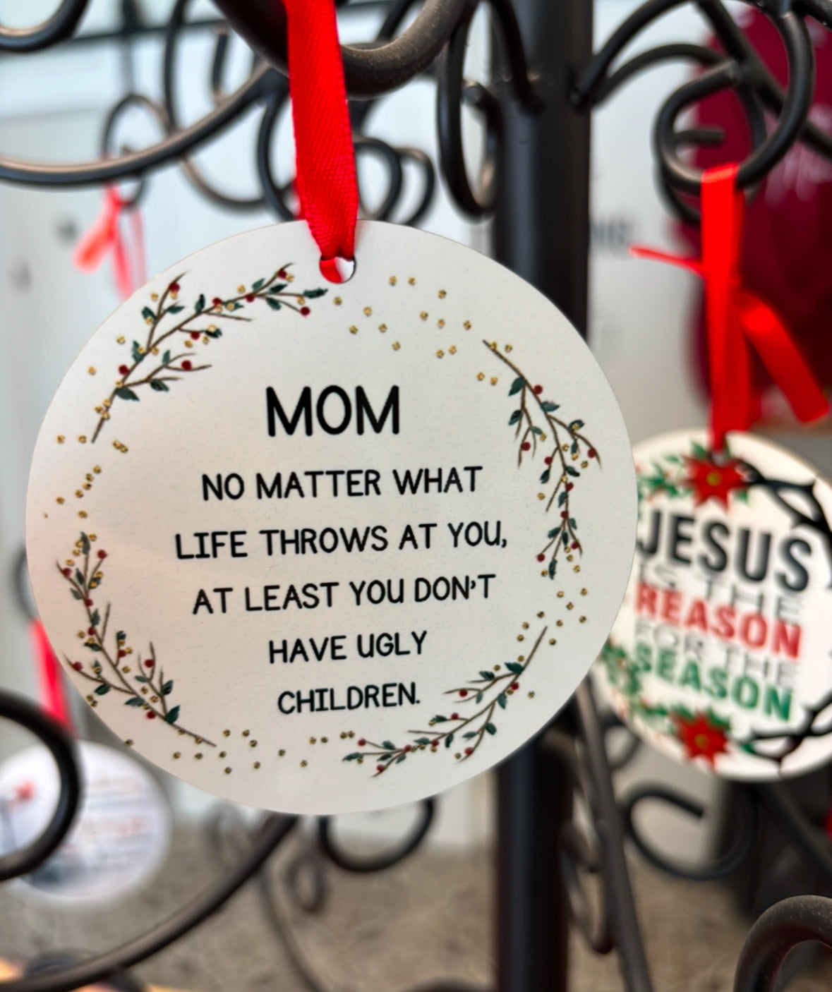 Ugly Grandchildren Ornament