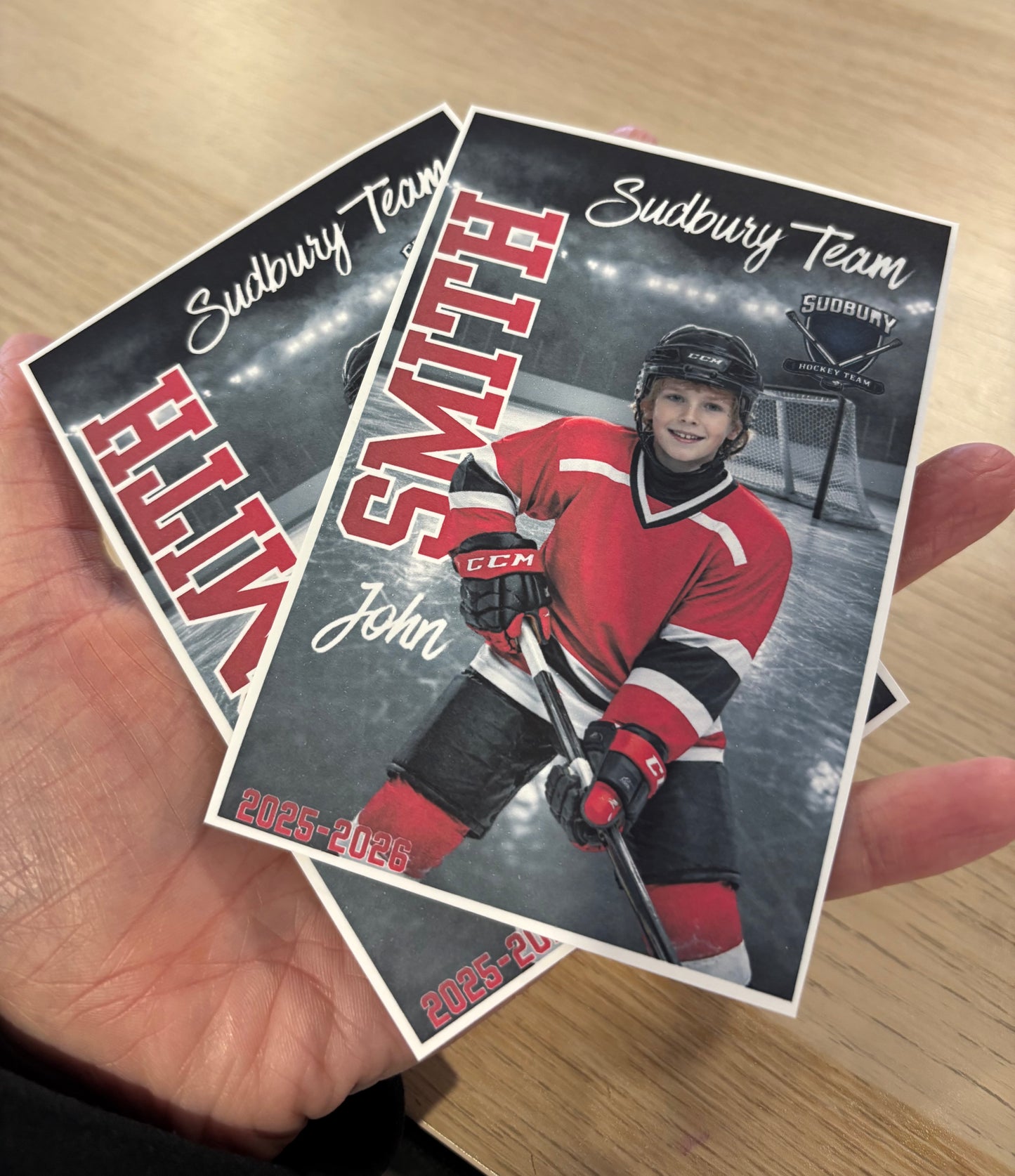 Custom Hockey Card – Digital or Printed | Personalized Player Card