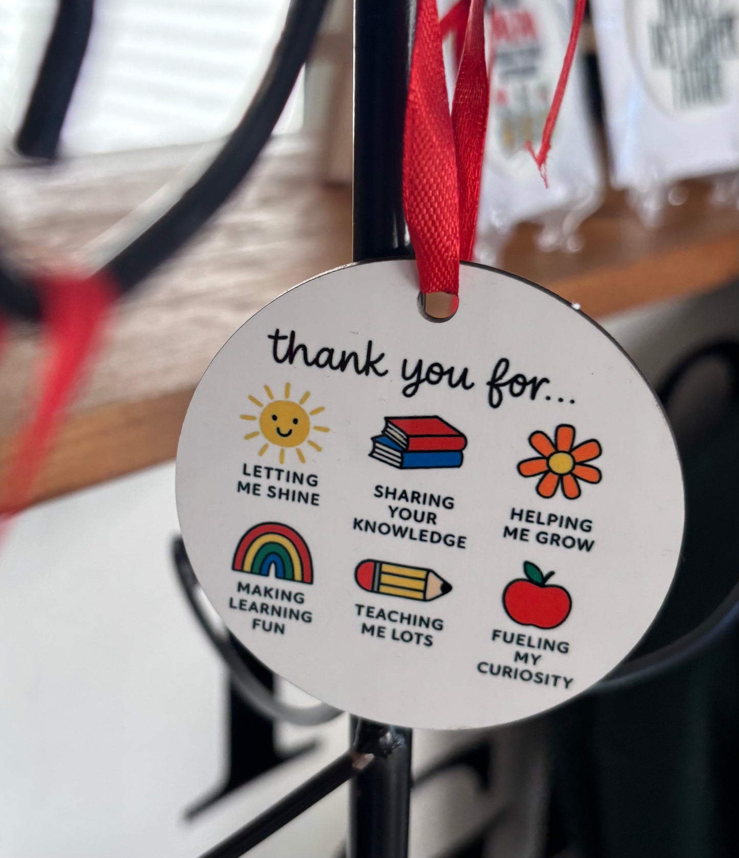 Thank You Teacher ornament