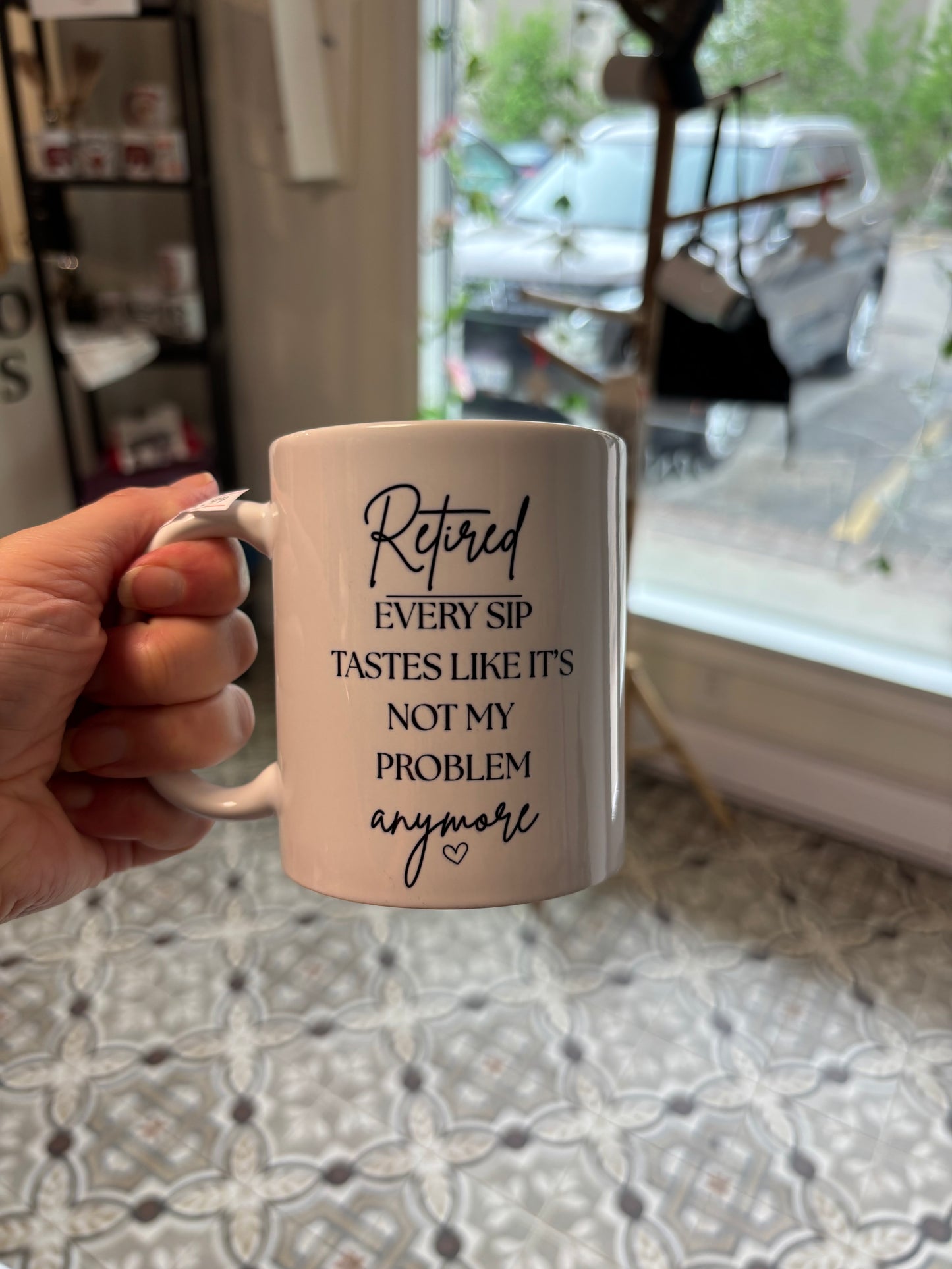 Retired Not My Problem Mug