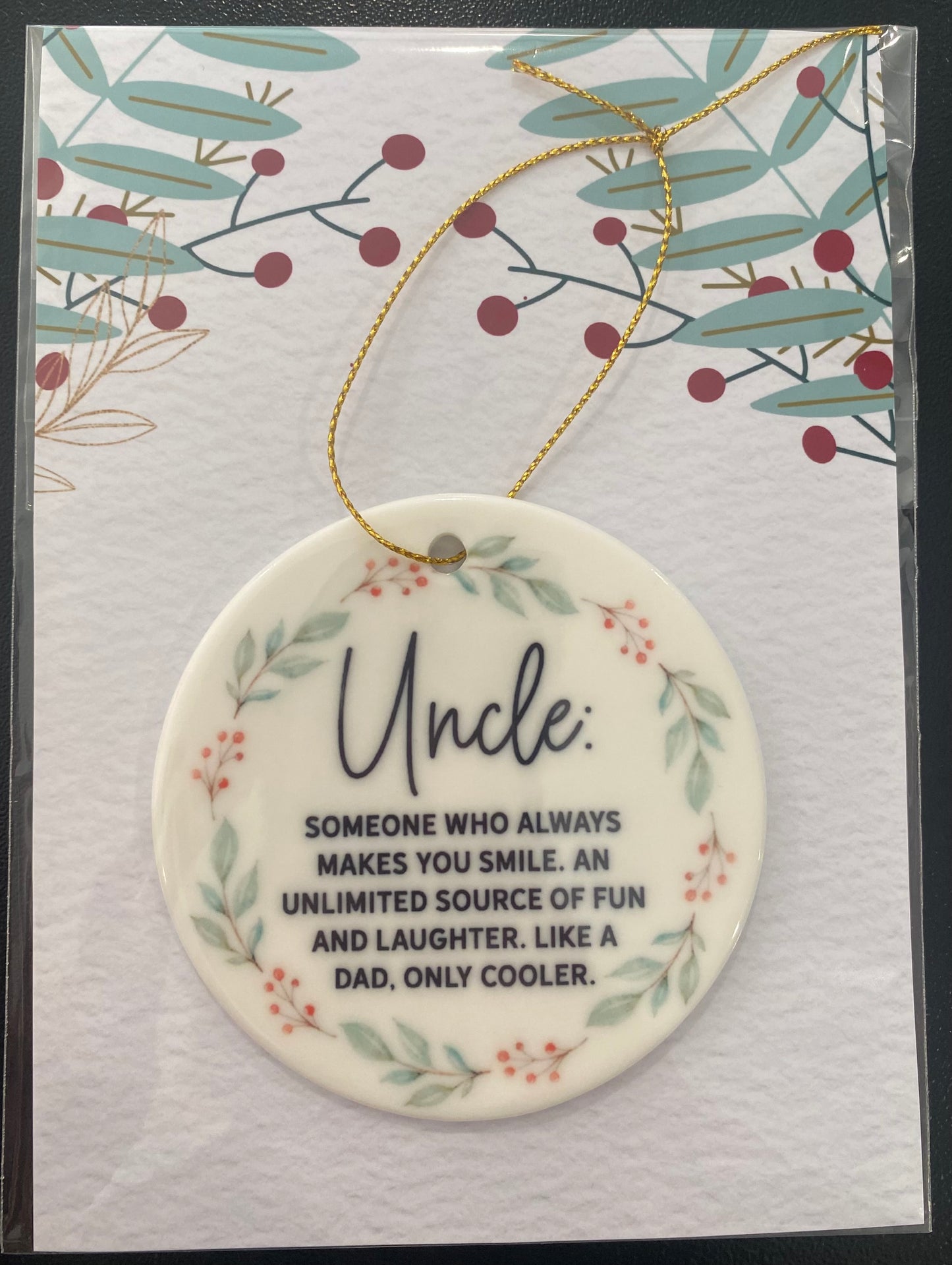 Uncle Ornament