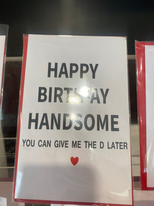 Give Me The D Later Greeting Card