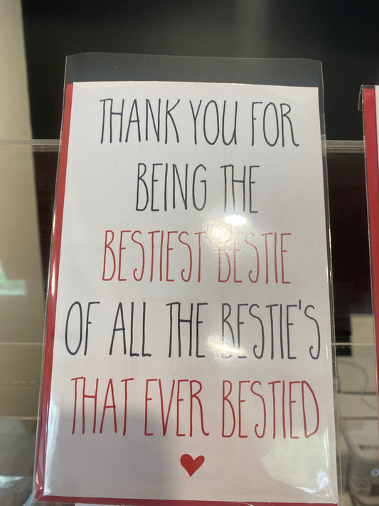 Best Besties Greeting Card