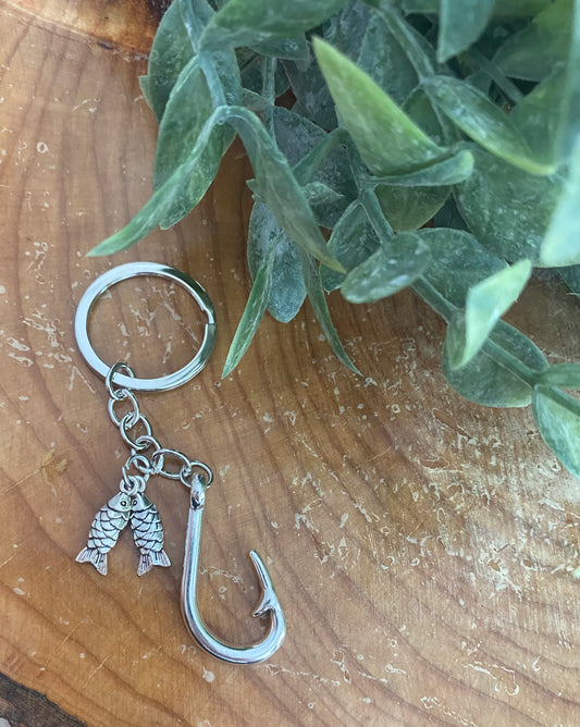 Fishing Hook Keychain