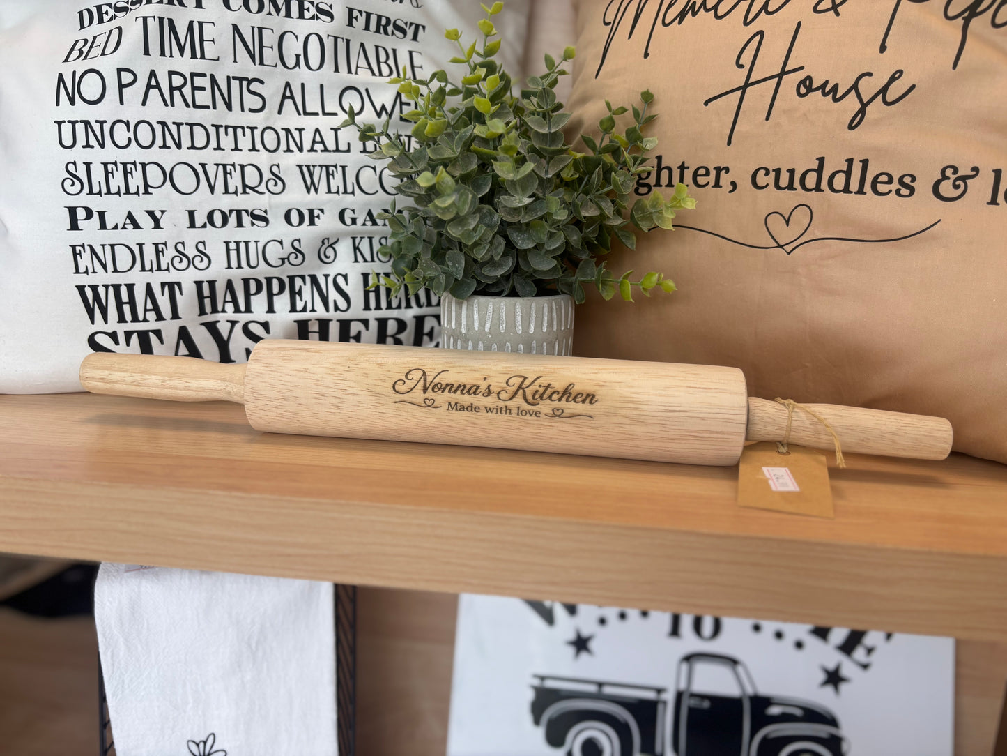 Nonna’s Kitchen Engraved Rolling Pin