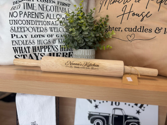 Nonna’s Kitchen Engraved Rolling Pin