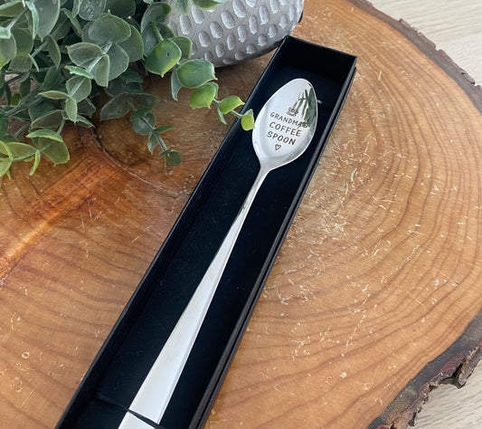 Grandma’s Coffee Spoon - Stainless spoon with box