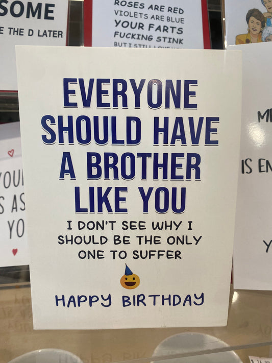 Brother Greeting Card