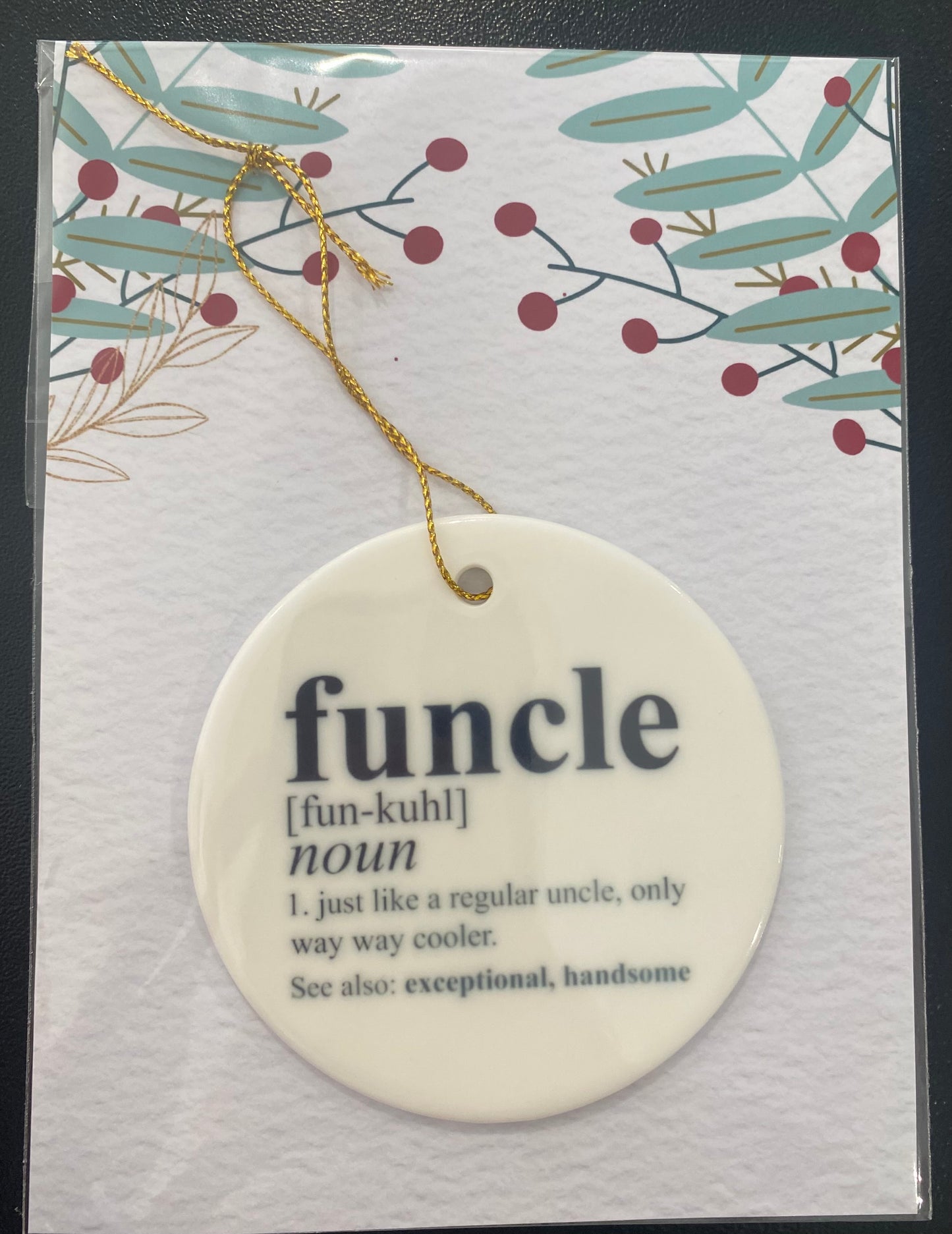 Funcle Ornament