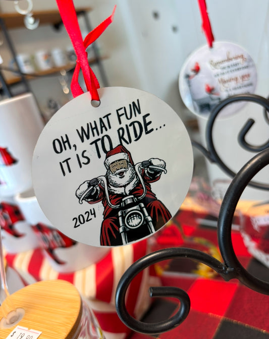 Riding Ornament