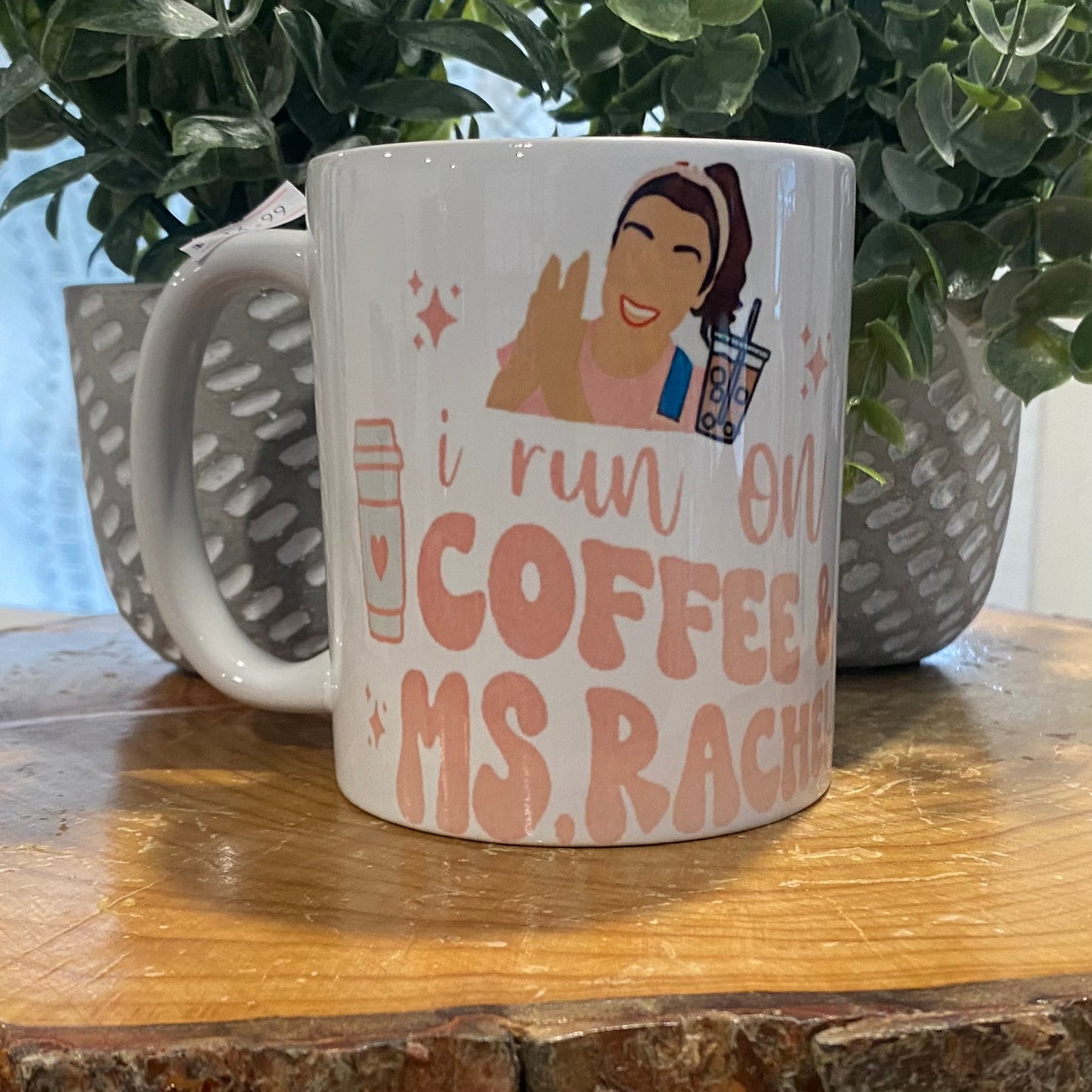 CLEARANCE - IRun On Coffee & Ms Rachel - 11 oz mug