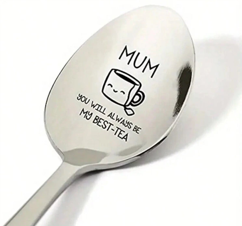 Mum Bestea Spoon - Stainless spoon with box