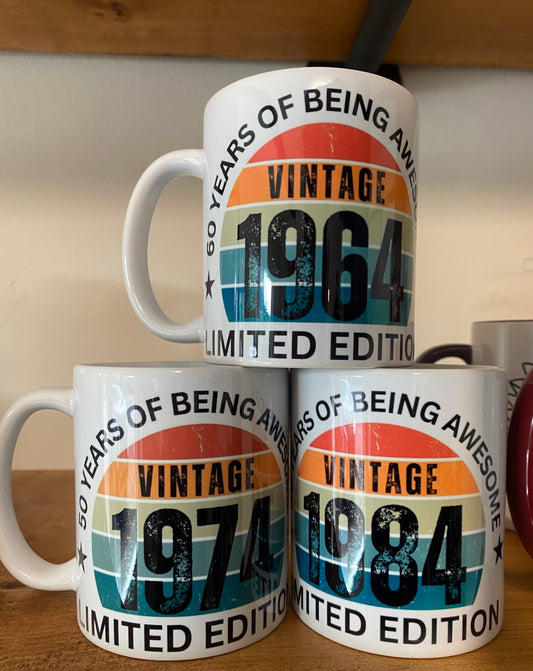 Vintage Limited Edition- 11 oz Mug