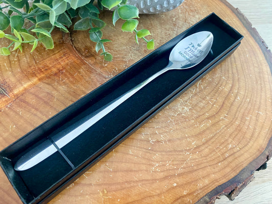 Fuck Off Spoon - Stainless spoon with box