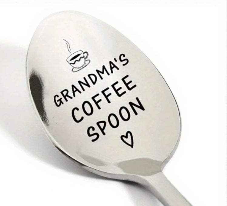 Grandma’s Coffee Spoon - Stainless spoon with box