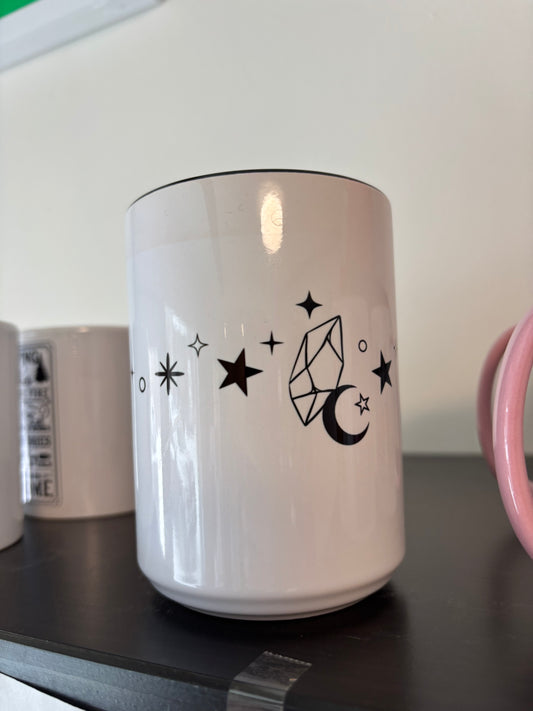 Moon and Stars - 15 oz mug