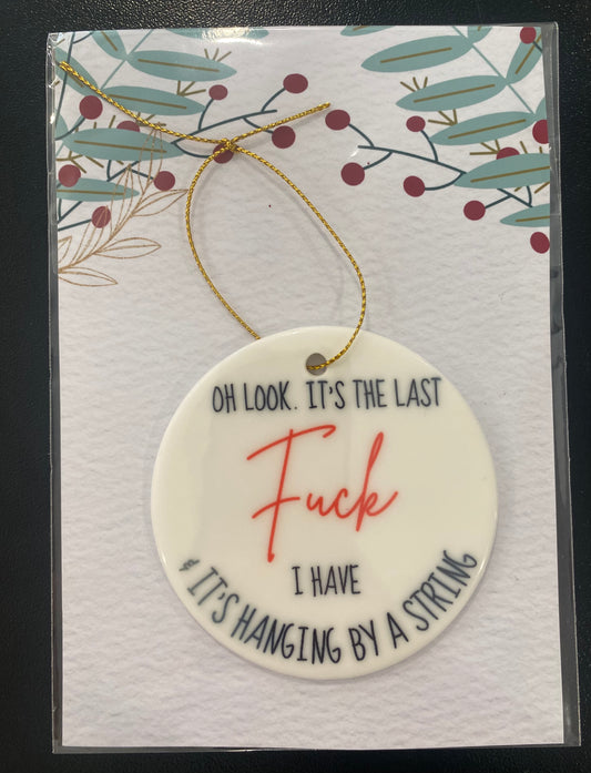 Last Fuck Ornament