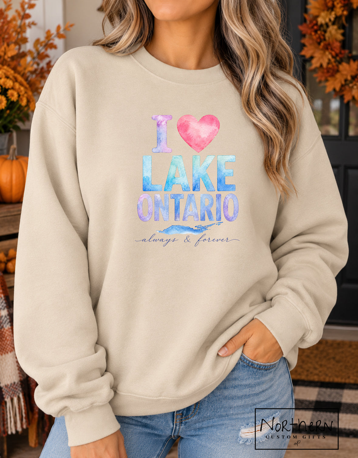 I Love Lake Ontario Crewneck