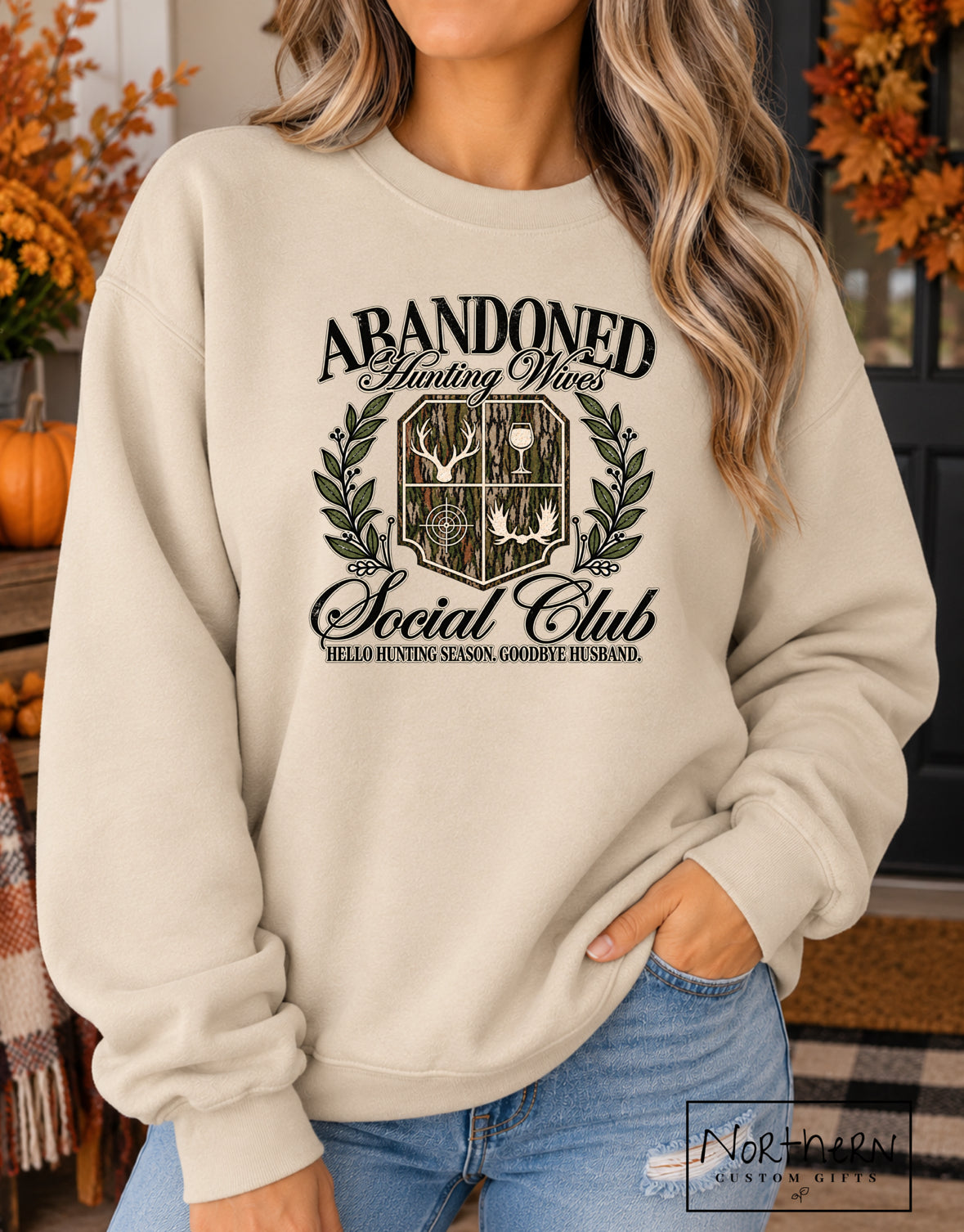 Abandoned Hunting Wives Crewneck