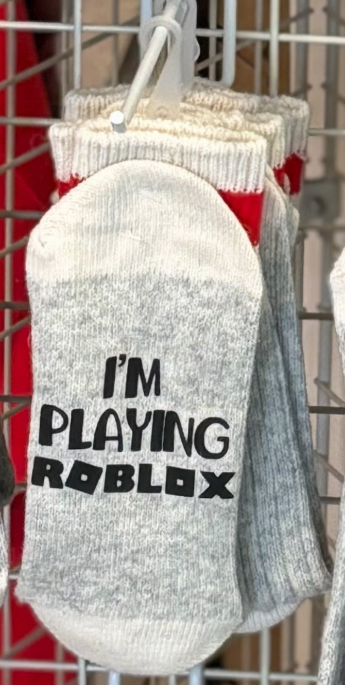 Do not Disturb/I’m playing Roblox Socks