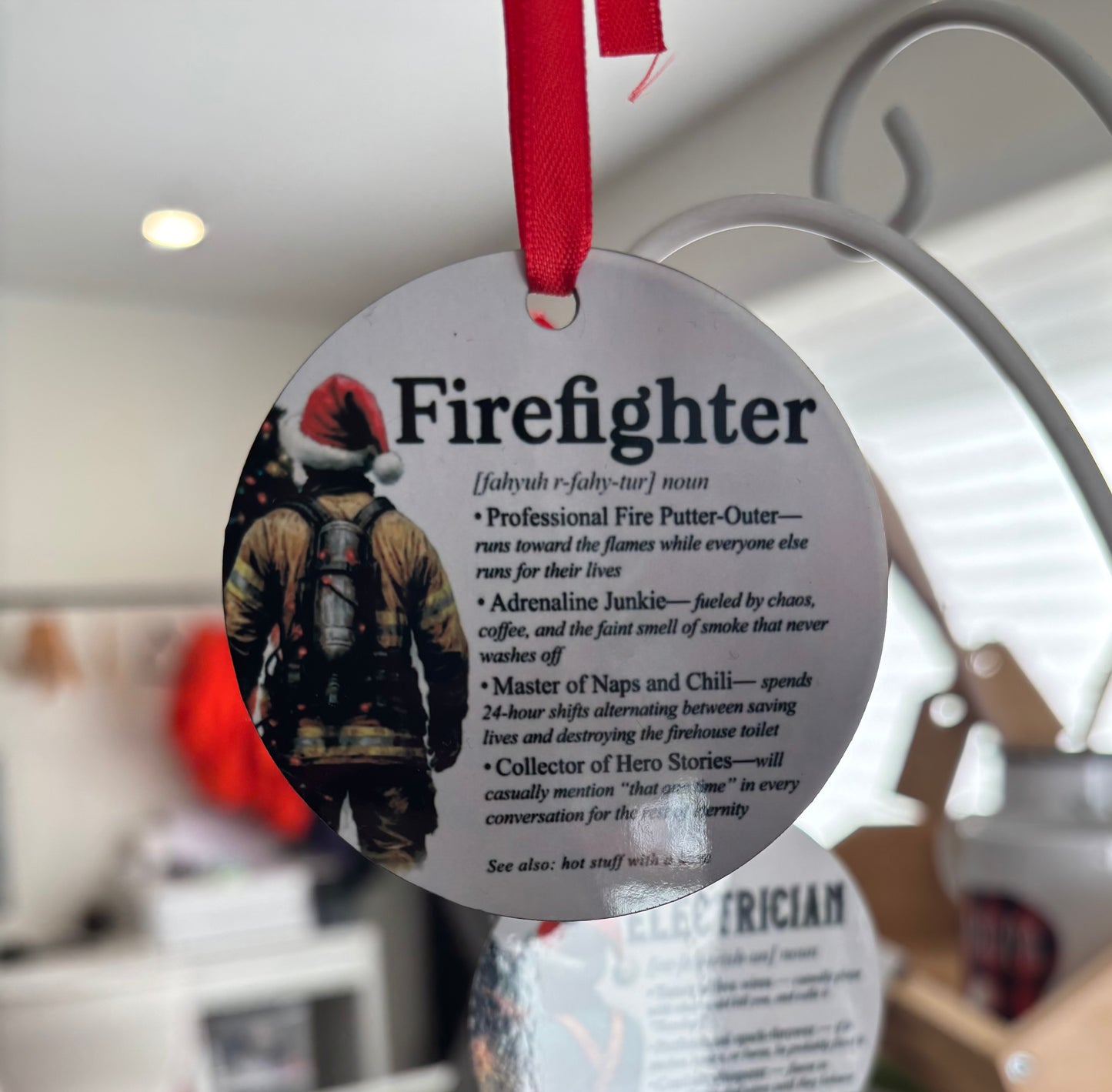 Firefighter ornament