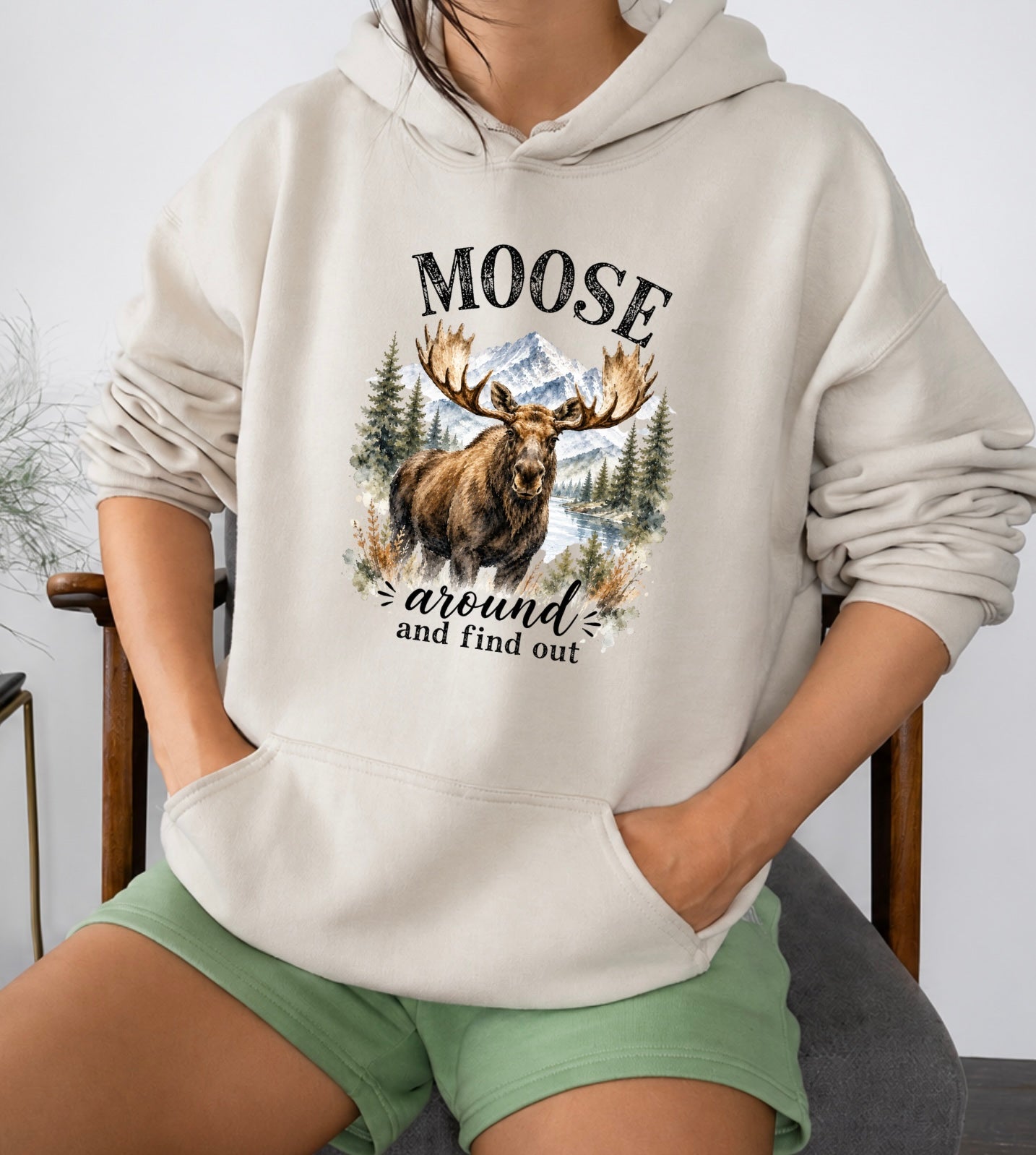 Moose Around Hoody