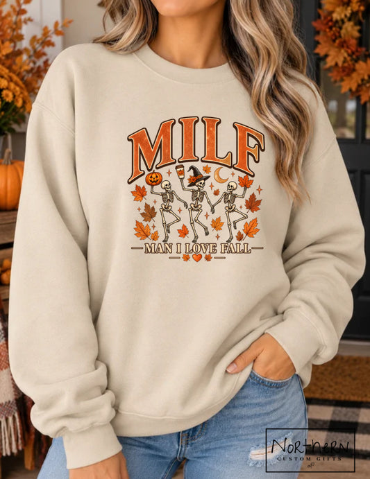 MILF( Man I Love Fall) Crewneck