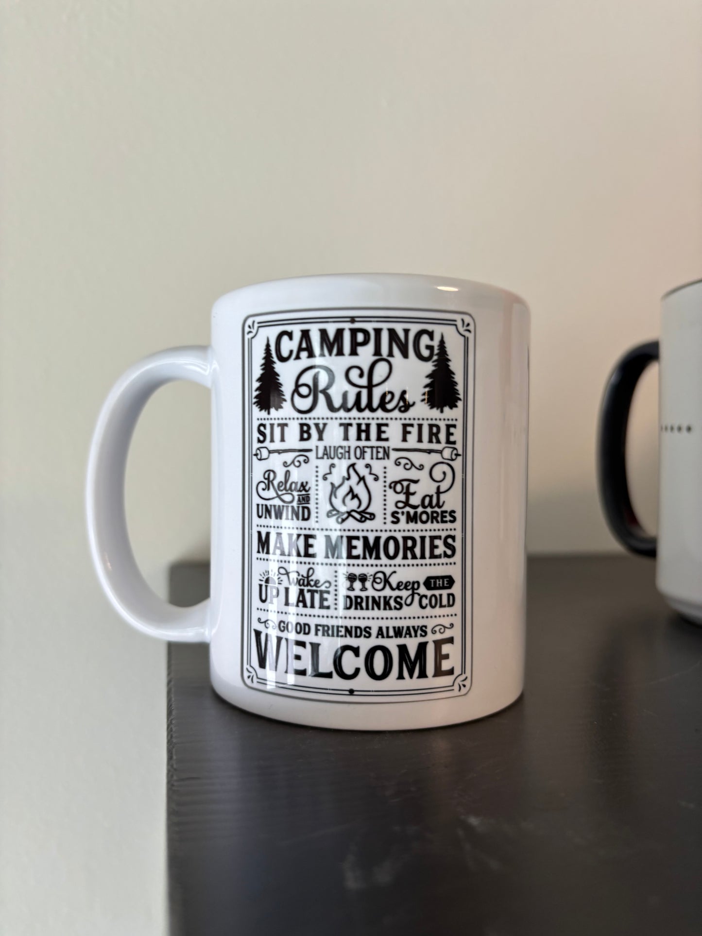 Camping Rules- 11 oz mug